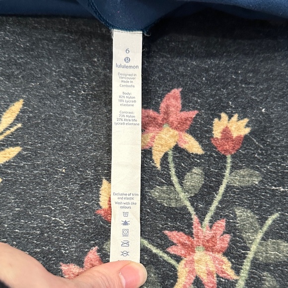 lululemon athletica 6 Teal Leggings - Picture 3 of 6